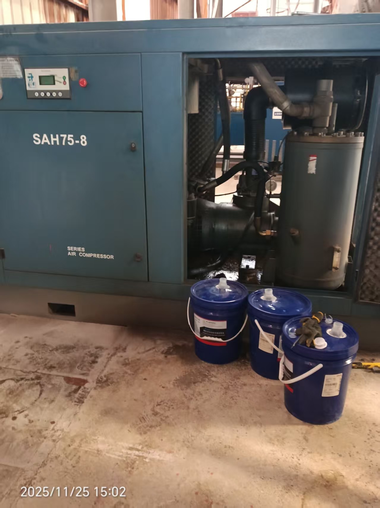 安顺某厂超微粉工序漏油处理